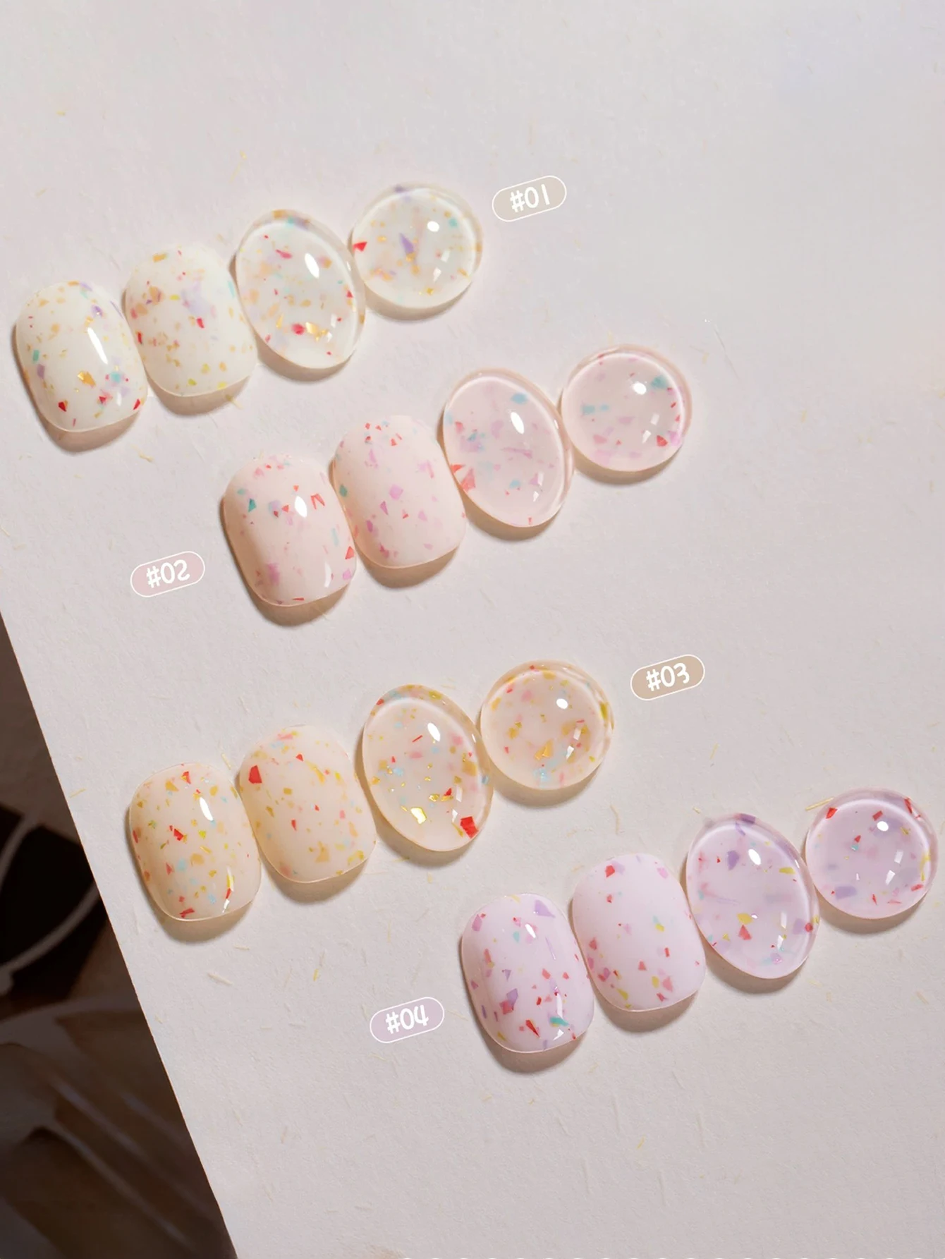 1-4pcs15ml الخريف مسمار الزبادي الآيس كريم الترتر هلام طلاء الأظافر UV LED علاج عطلة المرأة هدية مسمار الفن لوازم اليومية DIY بها بنفسك