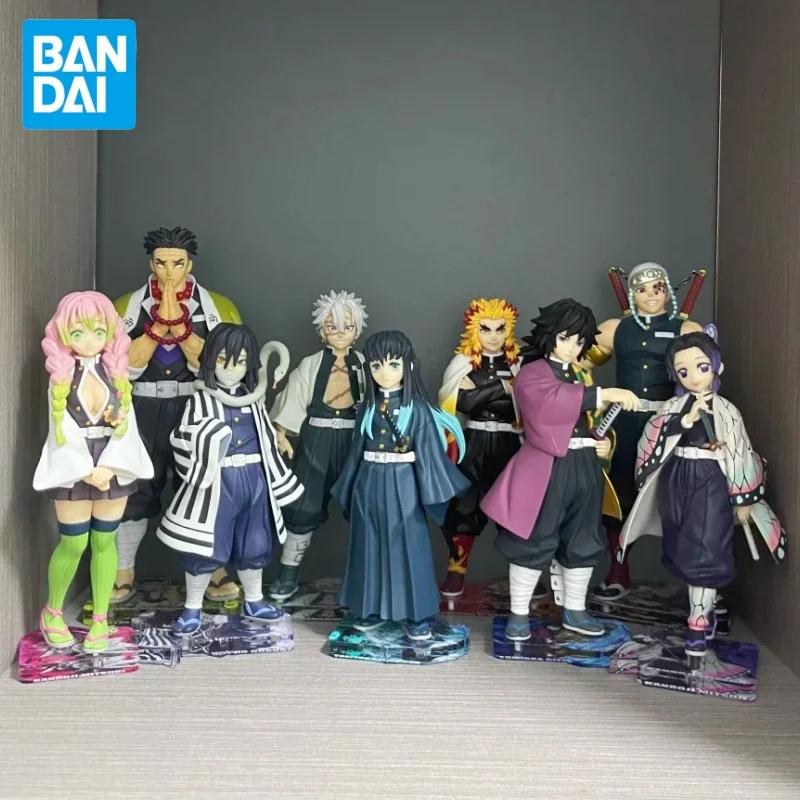 

Bandai Genuine Demon Slayer Hashira Anime Figures Muichiro Tokito Shinobu Kochou Desktop Decoration Handmade Gift For Anime Fans