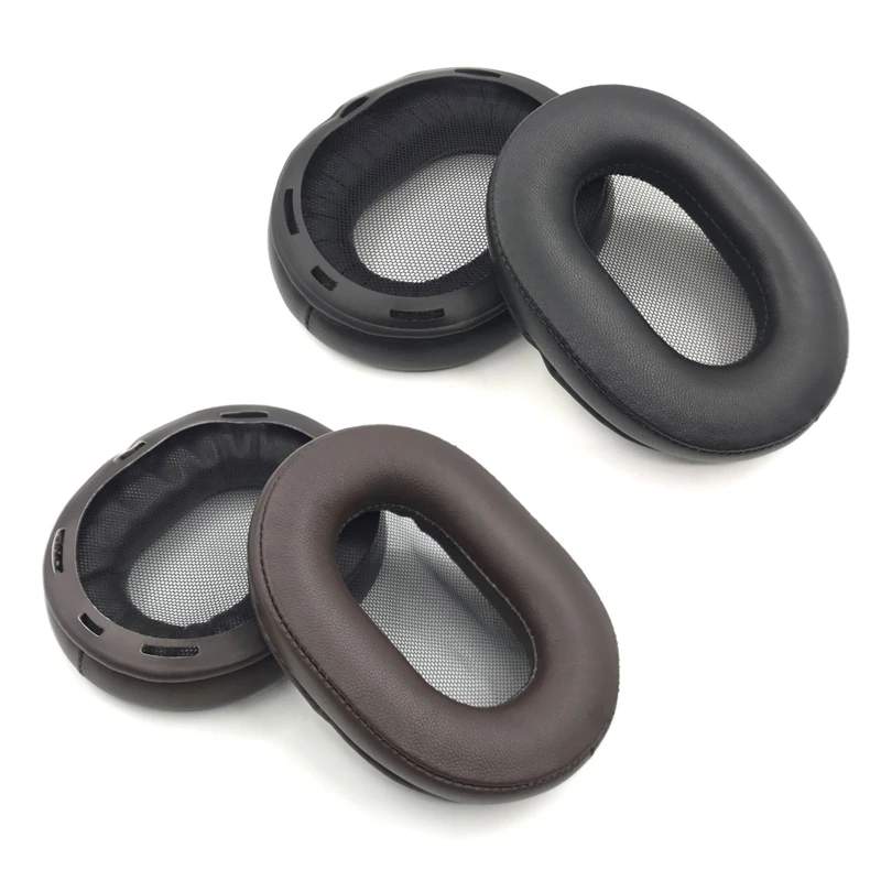 1 Pair Sheepskin Ear Pads Compatible for MDR-1R 1RMK2 Headset Earpads Ear Pads Headphone Extra Durable Leather Cover