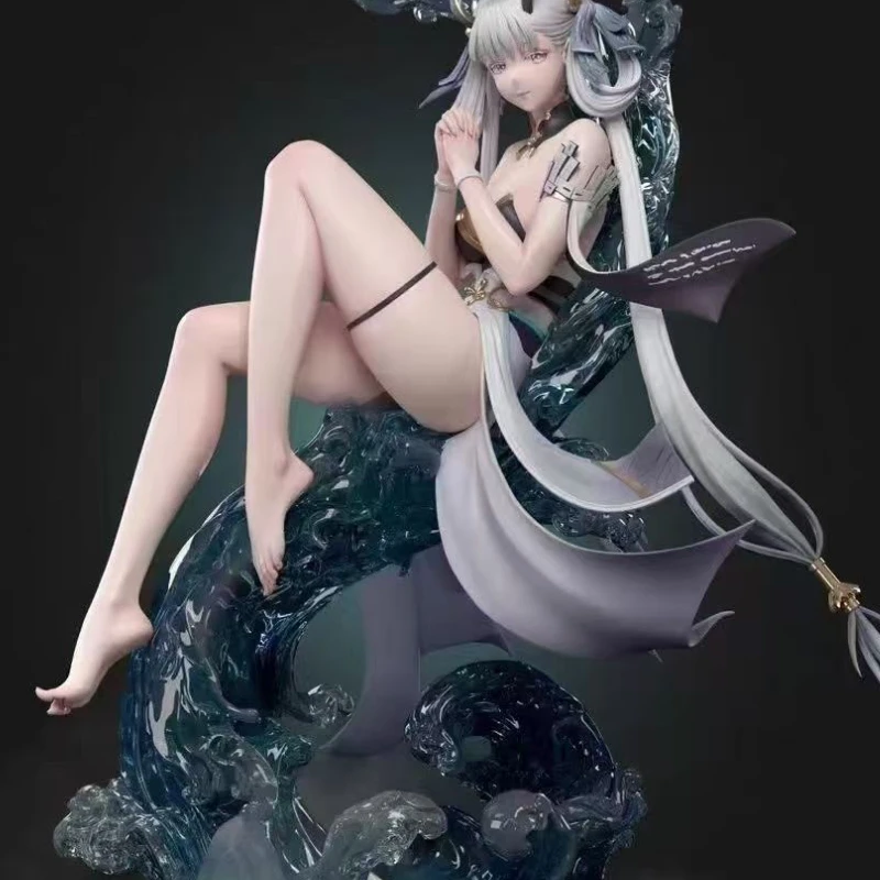 Beautiful girl doll Sexy and alluring Dragon Maiden Jinxi Anime around animation GK figure gift toy bookshelf ornament model - view 2