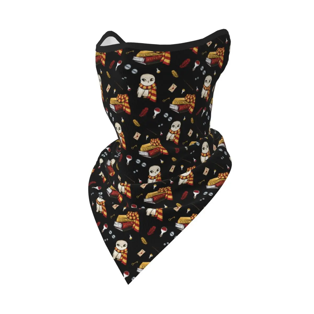 وشاح باندانا شتوي من Harrys Magic Adventure Movies Potters Neck Gaiter للنساء والرجال للحماية من الأشعة فوق البنفسجية لركوب الدراجات
