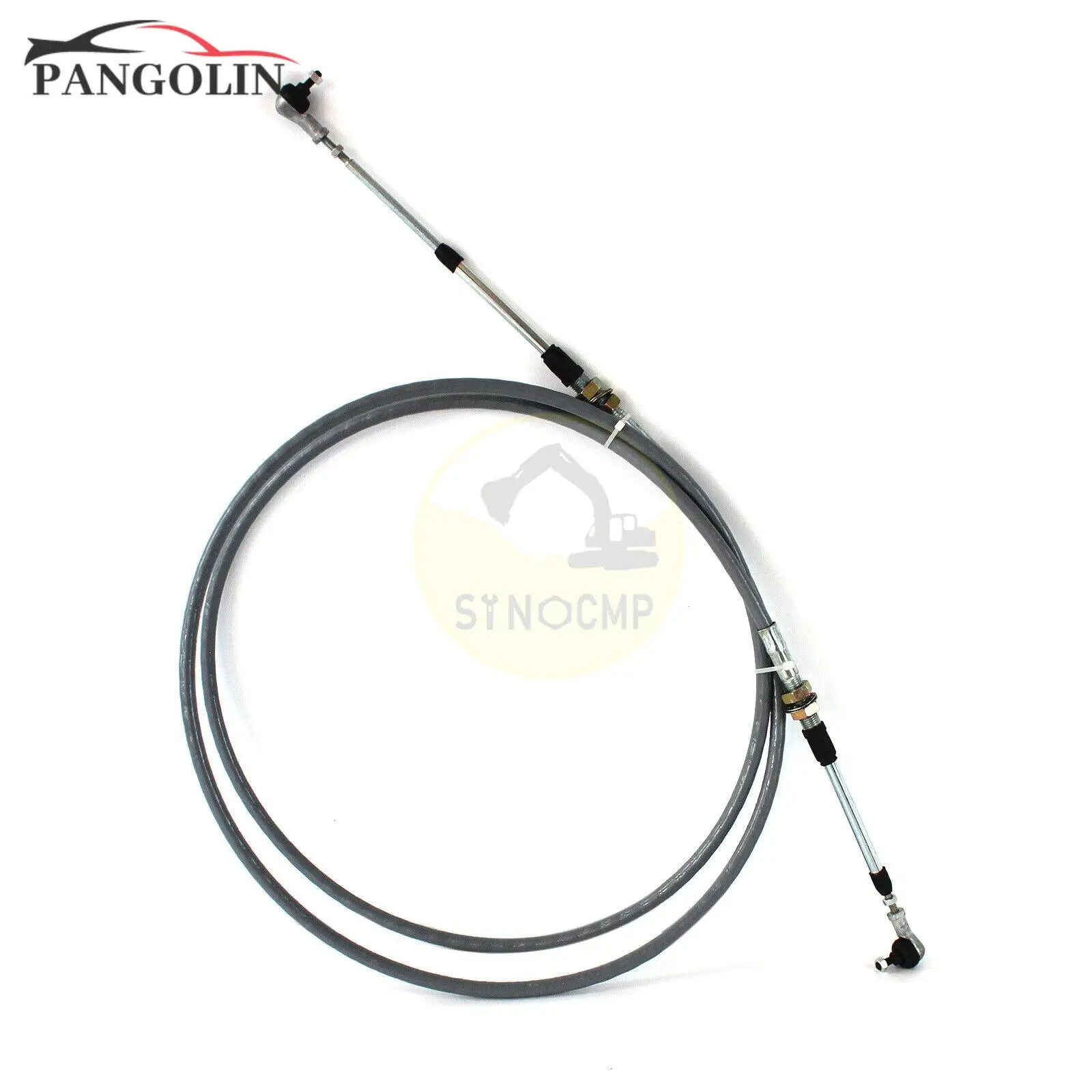 

111 Inches Throttle Control Cable Replacement for Hitachi EX60 EX60-1 Excavator Wiring Harness with 3 Months Warranty