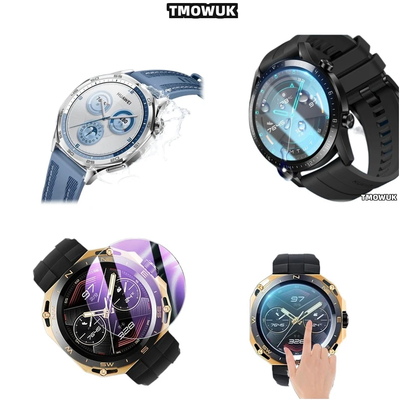 

For Huawei WATCH GT2 GT3 GT4 GT5 Pro Cyber Ultimate 41 42 43 46mm, Water Repellent Glass Cover