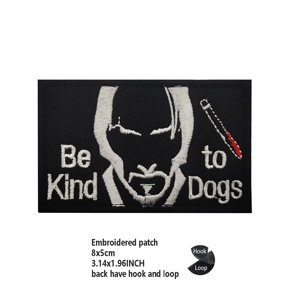 PVC Rubber Patch BABA YAGA John Wick Badge Reeves Head Embroidered Cloth Patch Backpack Patches for Clothing