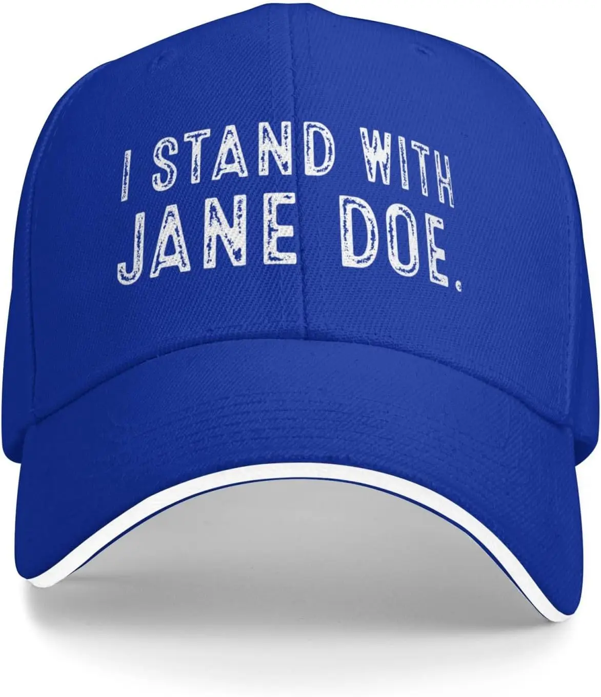 Customization I Stand With Jane Doe Hat For Women Funny Washed Distressed Baseball Caps