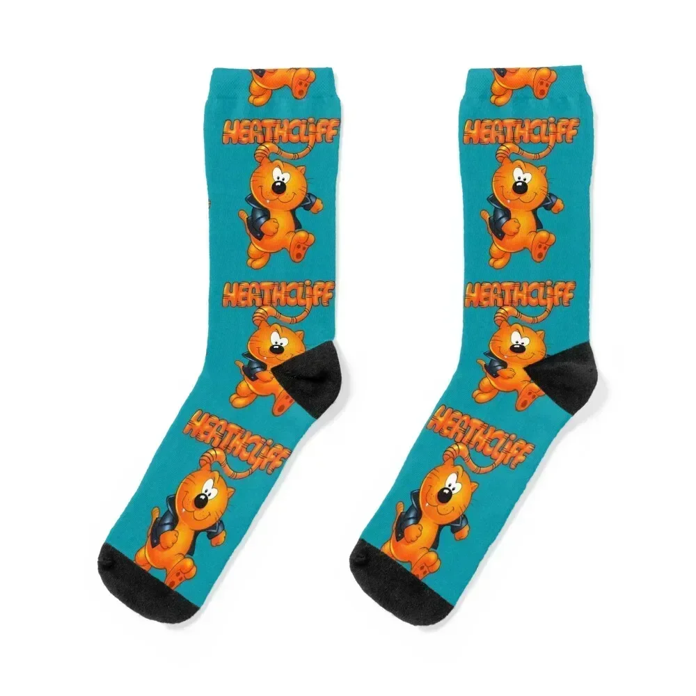 

Heathcliff Socks designer gifts sports stockings floral Boy Socks Women's