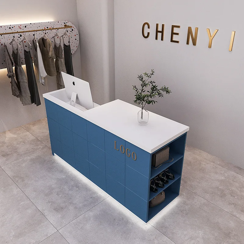 

Simple Modern Women 's Reception Desks Children' S Counter Reception Desks Internet Office Furniture Военное ДелоZY40JDT