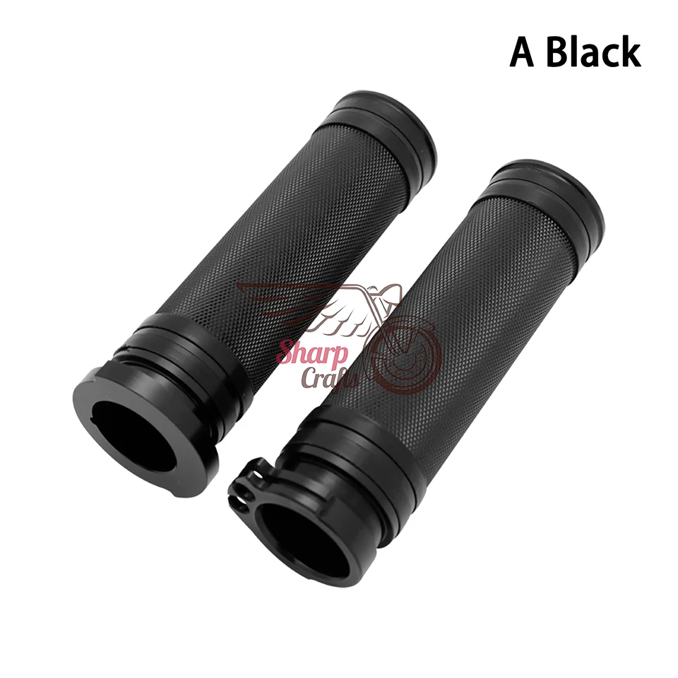 Motorcycle Handle Bar Hand Grips For Harley Dyna Road King Street Fat Bob Wide Glide Super Glide Custom Low Rider S Switchback