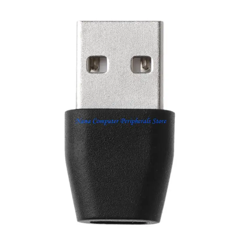 

F68C 1PC USB 2.0 Adapter Type A Male to Mini USB Female Adapter for Data Transfer and