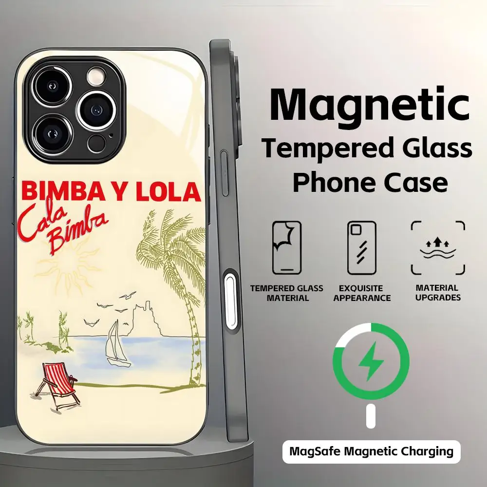 Brand BIMBA Y LOLA logo Phone Case For iPhone17 16 15 14 13 12 11