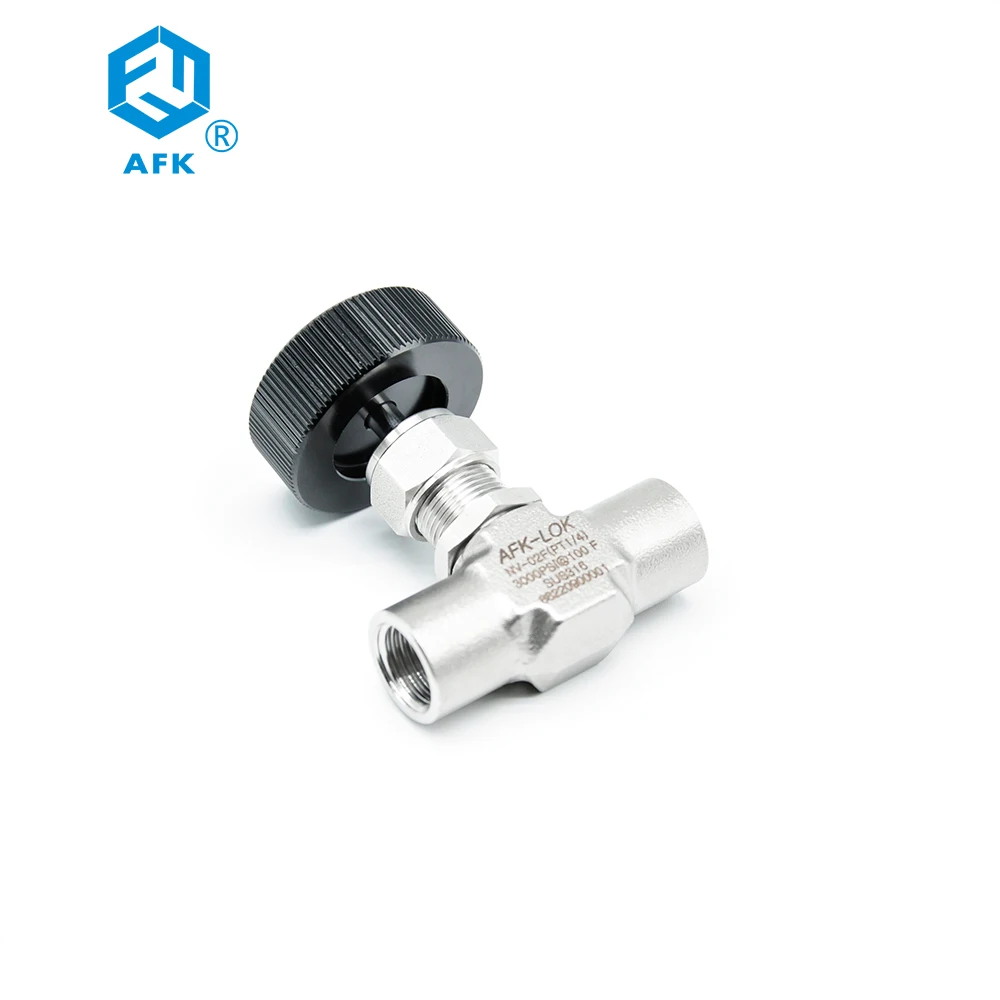 3000 psi 6000 psi BSPP BSPT NPT Threaded Stainless Steel High Pressure Valve 1/8 1/4 3/8 1/2in 316 for Chemical and