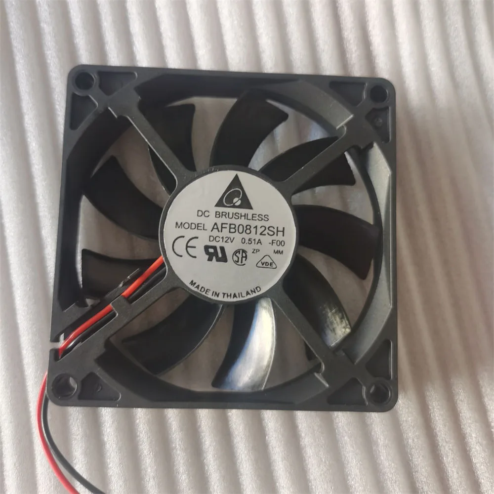 Cooling fan AFB0812SH F00 12V 0.51A 8025 double ball speed measurement fan