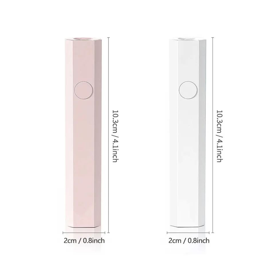 Lámpara de mano UV LED para curado de todo esmalte en gel, recargable por USB, máquina de secado rápido para manicura 6