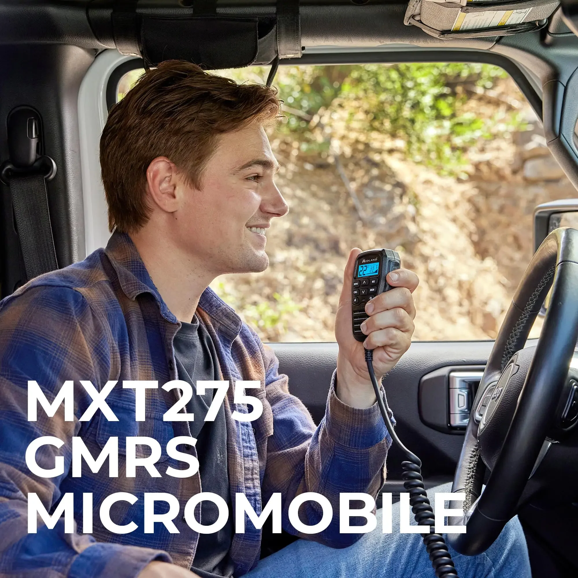 MXT275VP4-15 Watt GMRS Two-Way Radio - ATVs UTVs and Other Off-Road Vehicles - Overlanding Gear - Extended