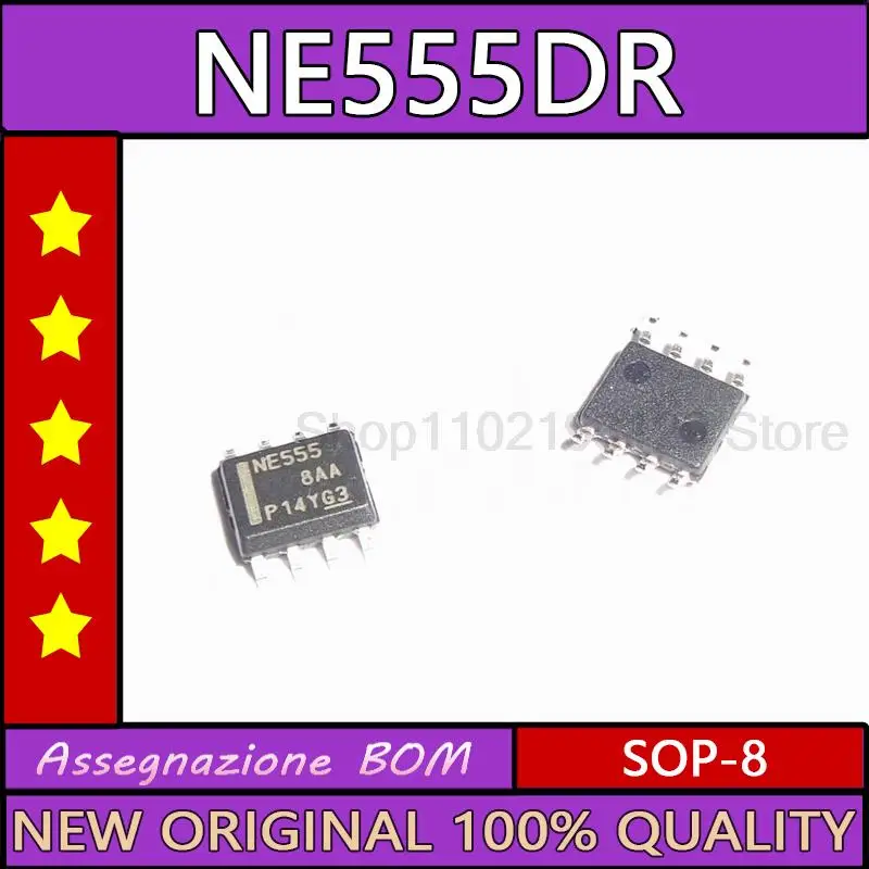 10PCS/LOT NE555 patch sop-8 new original imported ne555dr