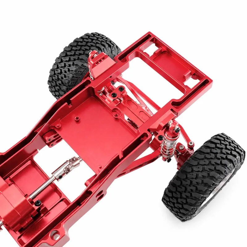 

WOWFU-For MN300 1/12 Scale Tank RC Car Metal Chassis And Gearbox Base Upgrade Parts