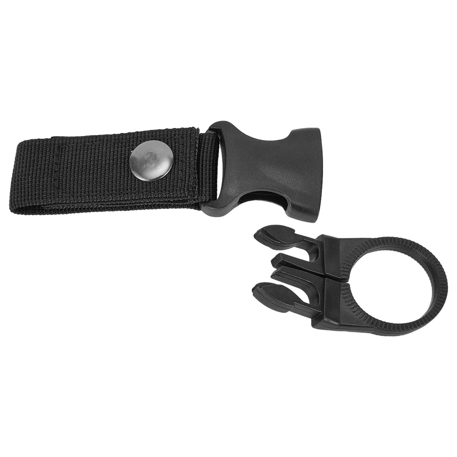 Camping Water Bottle Buckle Holder Nylon Webbing Backpack Water Bottle Hanger Buckles Hook Camping Hiking Cycling Tool