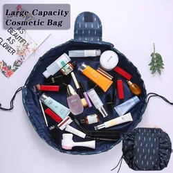 Large Capacity Cosmetic Bag Waterproof Toiletry Bag Travel Storage Cosmetic Bag Storage Bag Women's Drawstring Cosmetic Bag