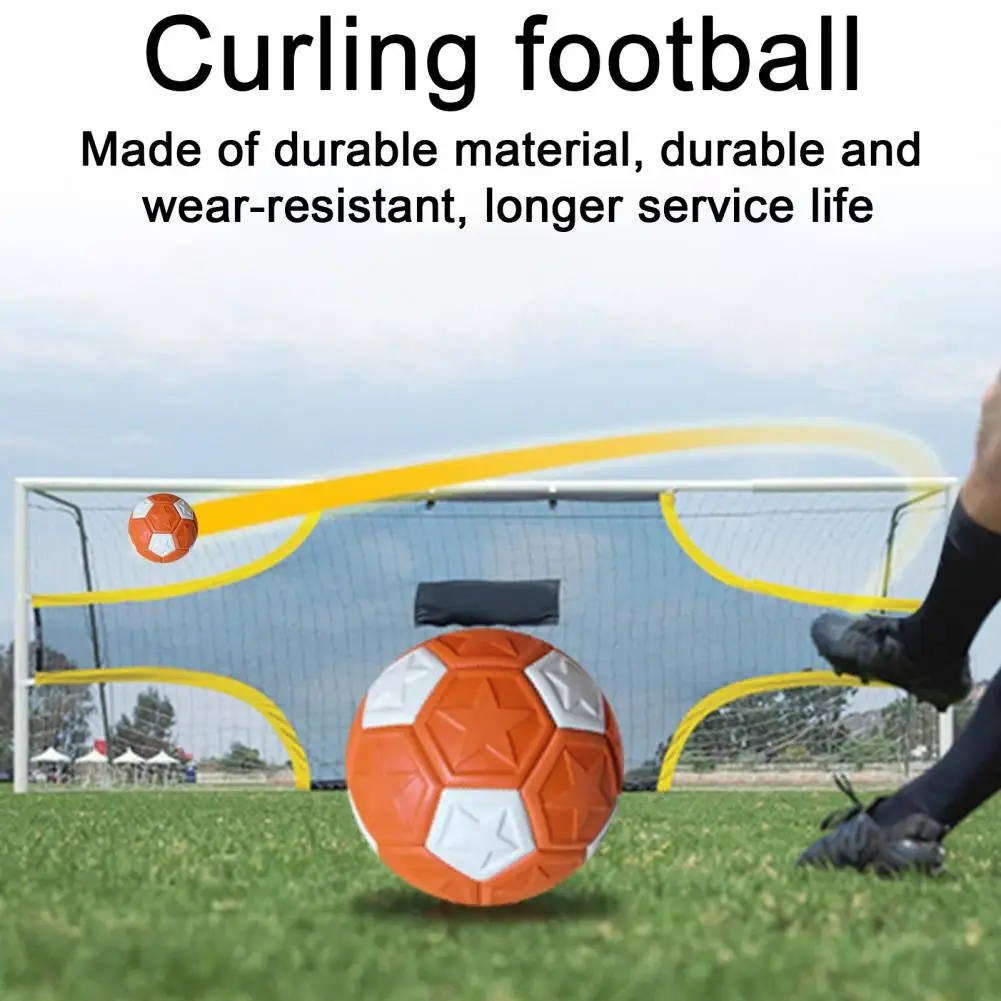 

Curve Swerve Soccer Ball Long Service Life Football Durable Children's Soccer Ball with Star Pattern for Outdoor for Boys