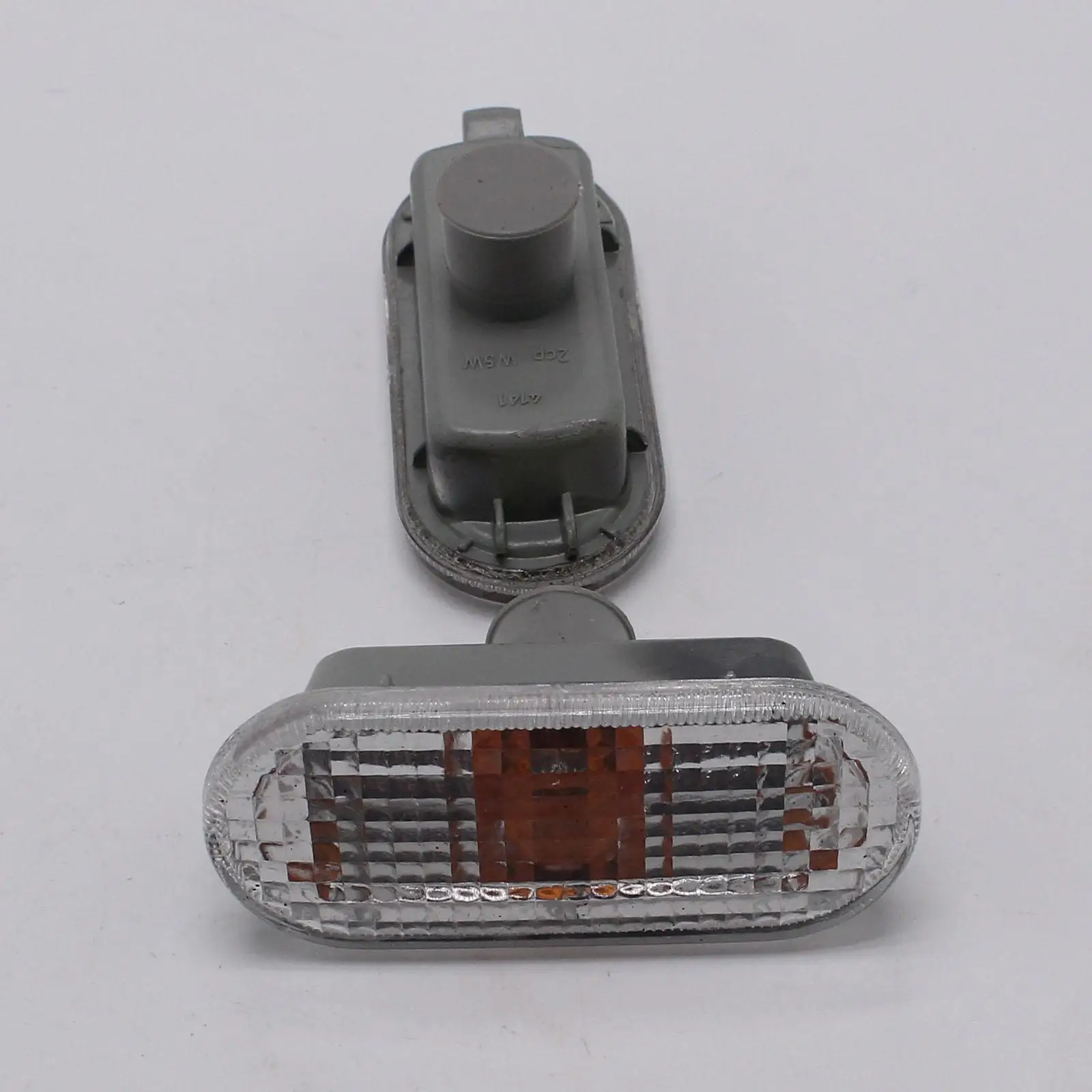 Side Indicators Light Plastic Clear Lens Side Marker Lamp Assembly for Vehicle Front Bumper Left Right Easy Install