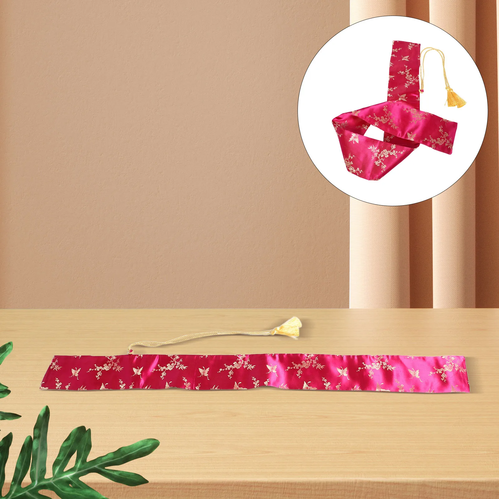 

Tai Chi Sword Inch Vintage Silk Martial Arts Equipment Bag For Back Sword Storage Case Travel Training Protection