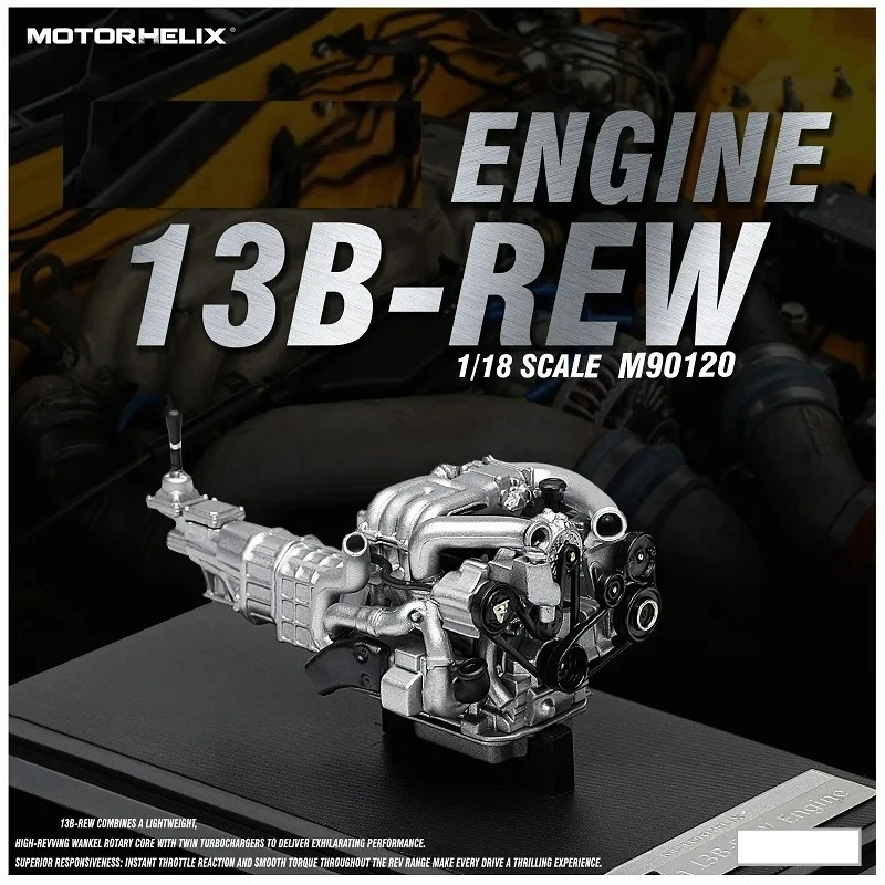 Modelo ABS do motor Motorhelix MH 1:18