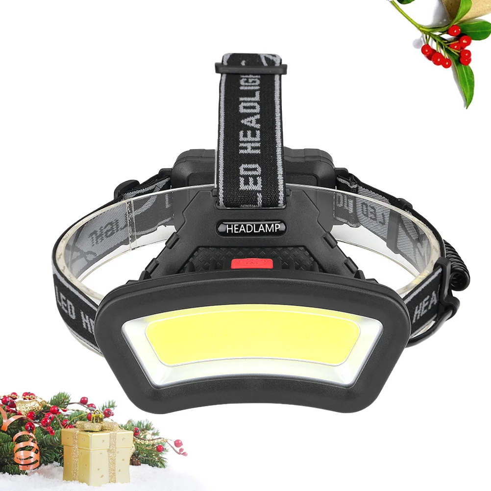 

1Pcs Rechargeable LED Headlamp Lightweight Durable Outdoor Headlight Multi-Function Camping Hiking Fishing Running Light Black