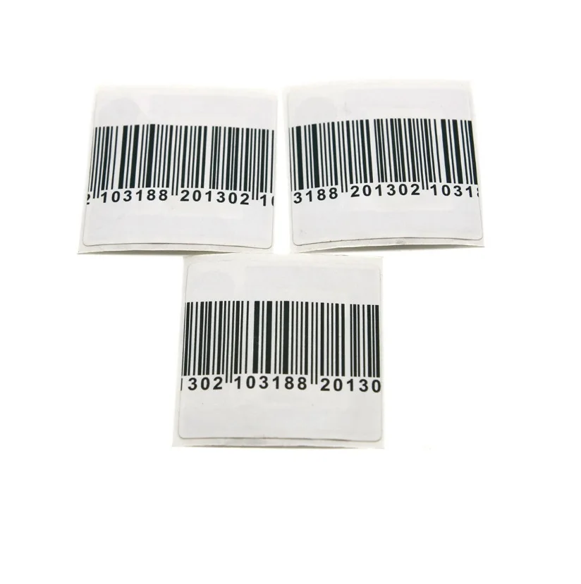 1000pcs/Roll EAS RF Alarm Sticker Retail Security Anti Theft Tag 8.2mhz Self adhesive Barcode Soft Label for Supermarket