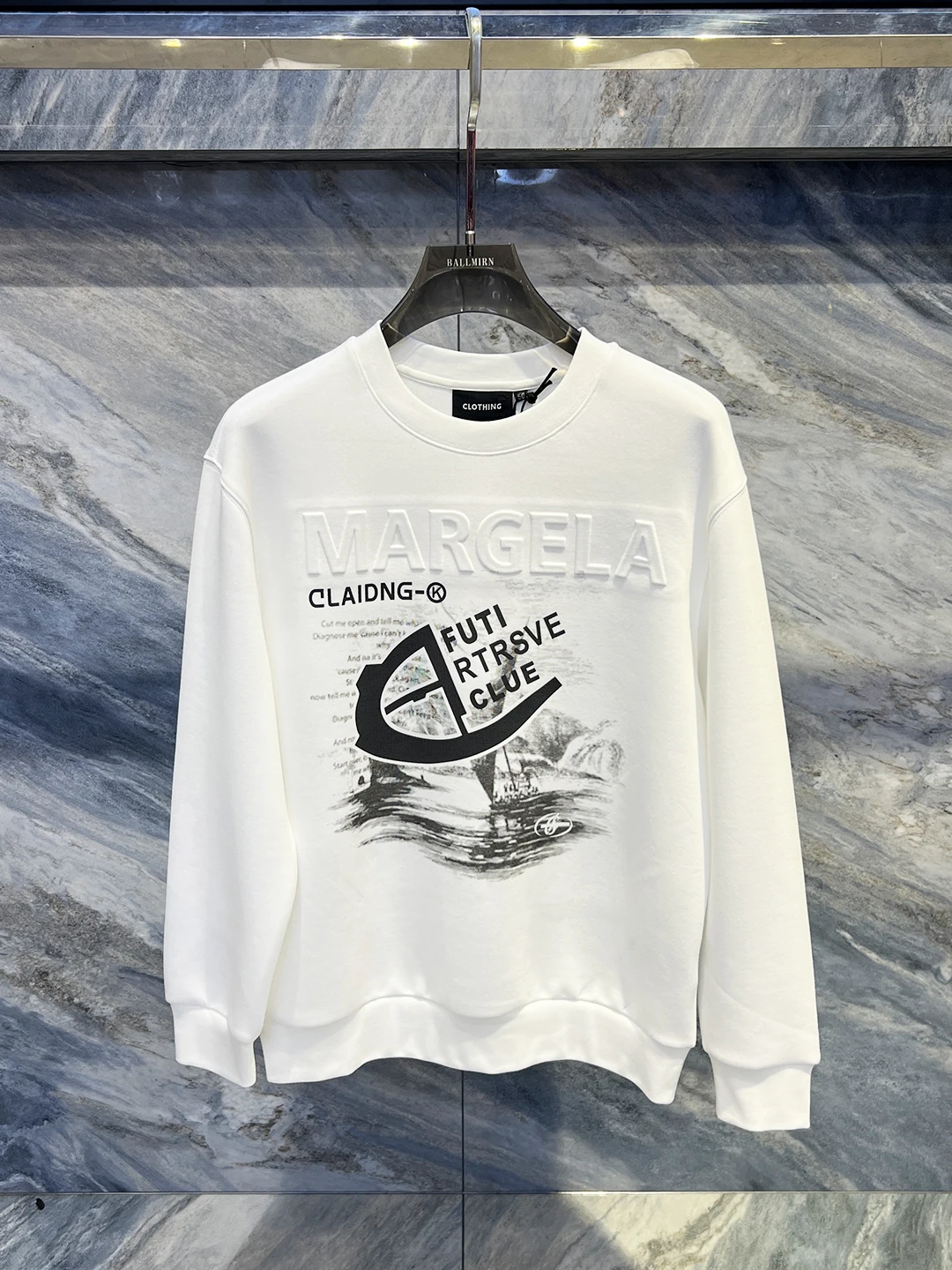 

Men's Faion round Ne Sweatirt Letter Eming Printing Autumn New Sle Versatile Base irt Comfortable Casual Wear