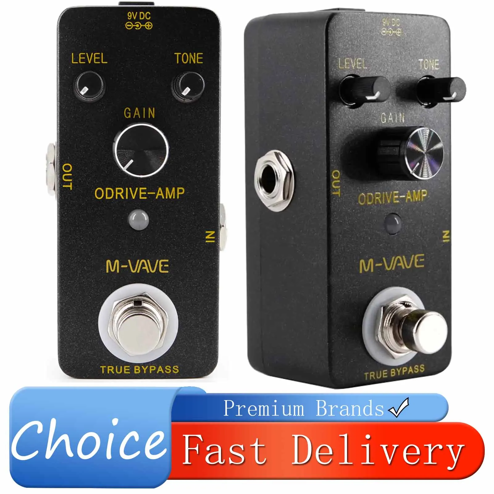 

M-VAVE Overdrive-AMP Electric Guitar Effect Pedal Analogue Distortion Overdrive Effect True Bypass Pedal Guitar Accessories