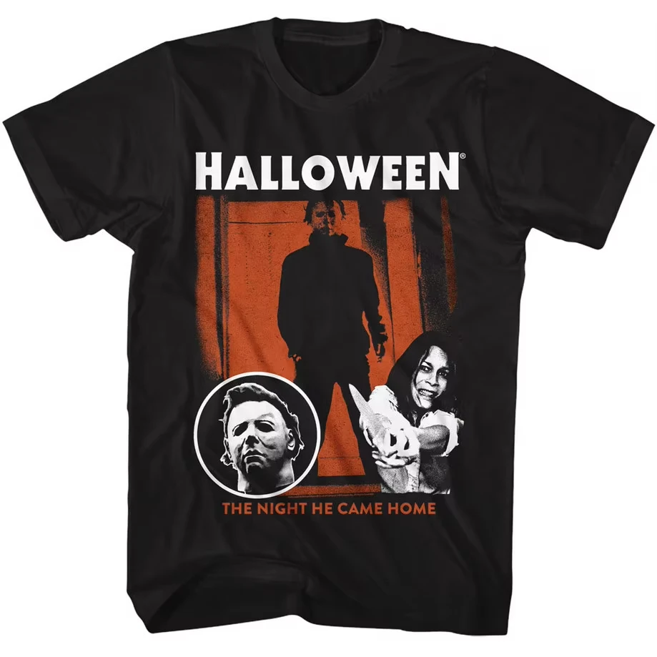 2026 Neues Halloween Michael Myers Horrorfilm-Print Baumwoll-Kurzarm-T-Shirt für Herren und Damen, Sommer Vintage Streetwear – Detail 5