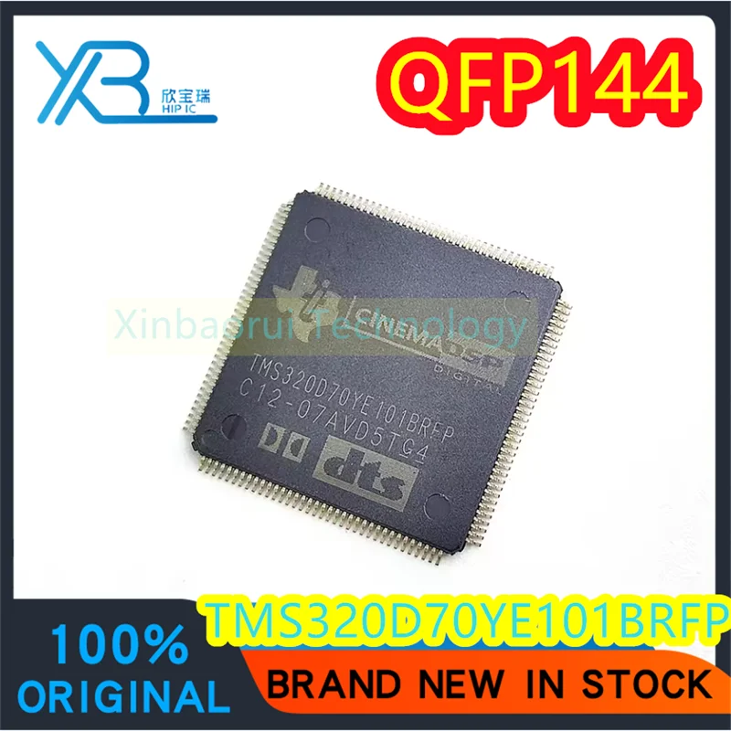 (1/5piece) TMS320D70YE101BRFP TMS320D70YE1O1BRFP Embedded Processor Chip QFP144 Brand New Original Electronics