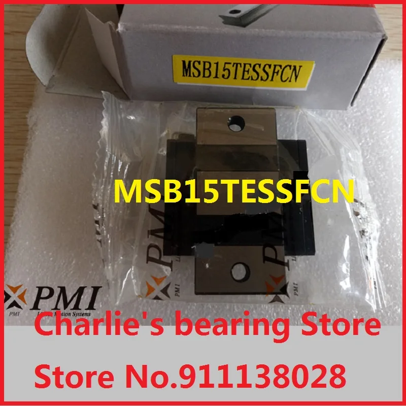 1pc 100% brand new original genuine PMI brand linear guide carriage model MSB15TE-N