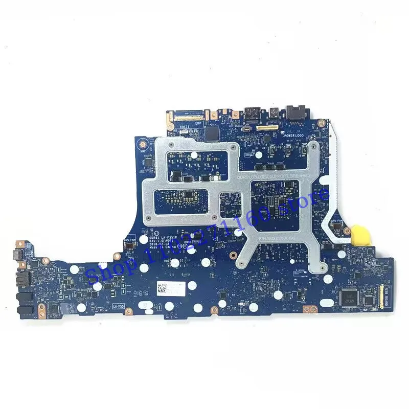 CN-0D3R1D 0D3R1D D3R1D For DELL 15 R4 17 R5 With SR3YY I7-8750H CPU LA-F551P Laptop Motherboard N17E-G2-A1 GTX1070 100%Tested OK