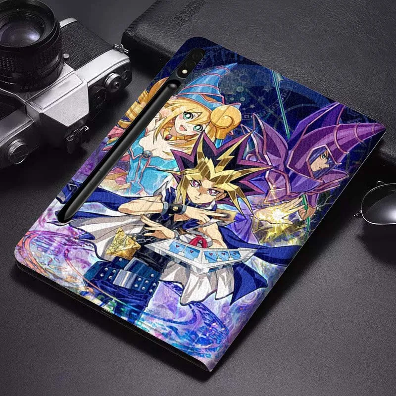 

D-Duels M-Monsterss Anime Tablet Case For Samsung Galaxy Tab S7 S8 S9 S10 FE Plus Lite 11 12.4 13.1 Inch