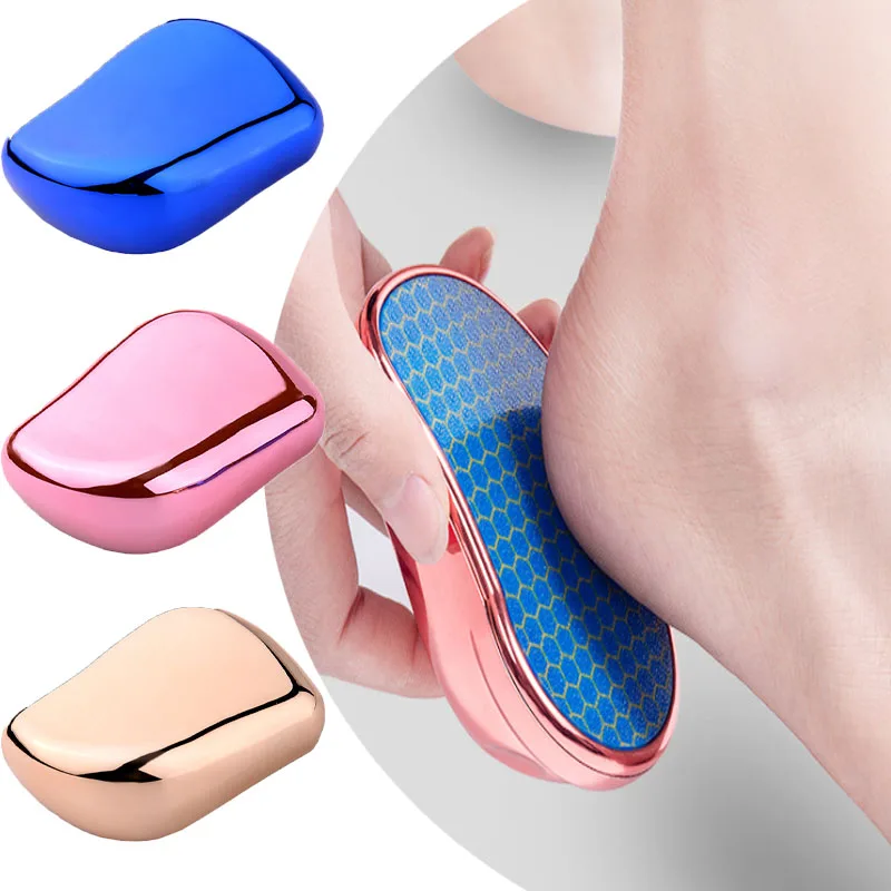 1PC Exfoliate Foot Hard Dead Skin Pedicure Remover Scrubber Peeling Artifact Peeling Nano Glass Foot Plate File Pedicure Tools