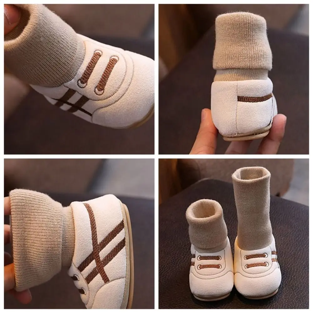 Cute Soft Rubber Sole Walker Shoes Cartoon Design Non-Slip Infant Shoes Wear-resistant Breathable Booties Walking Practic