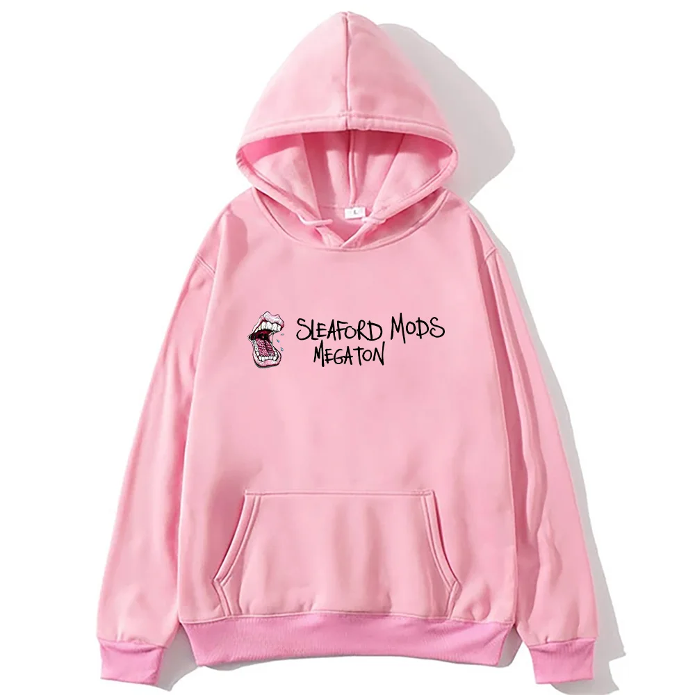 

Sleaford Mods Megaton Hoodie Women Men Long Sleeve Hoody Fall High Street Oversize Streetwear Unique Aesthetic Creative Pullover