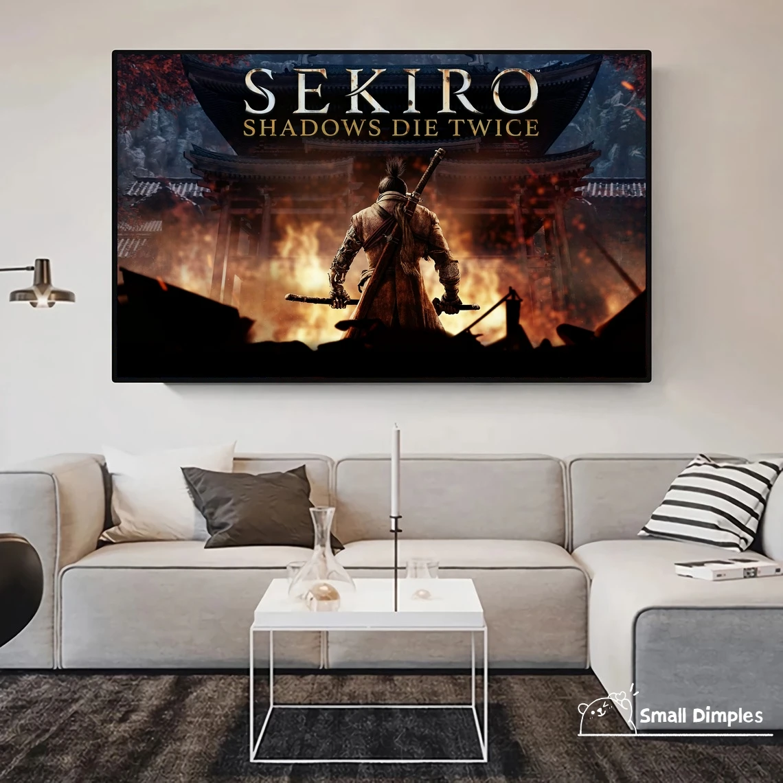 Sekiro Shadows Die Twice Game Poster Canvas Art Print Home Decoration Wall Painting ( No Frame )