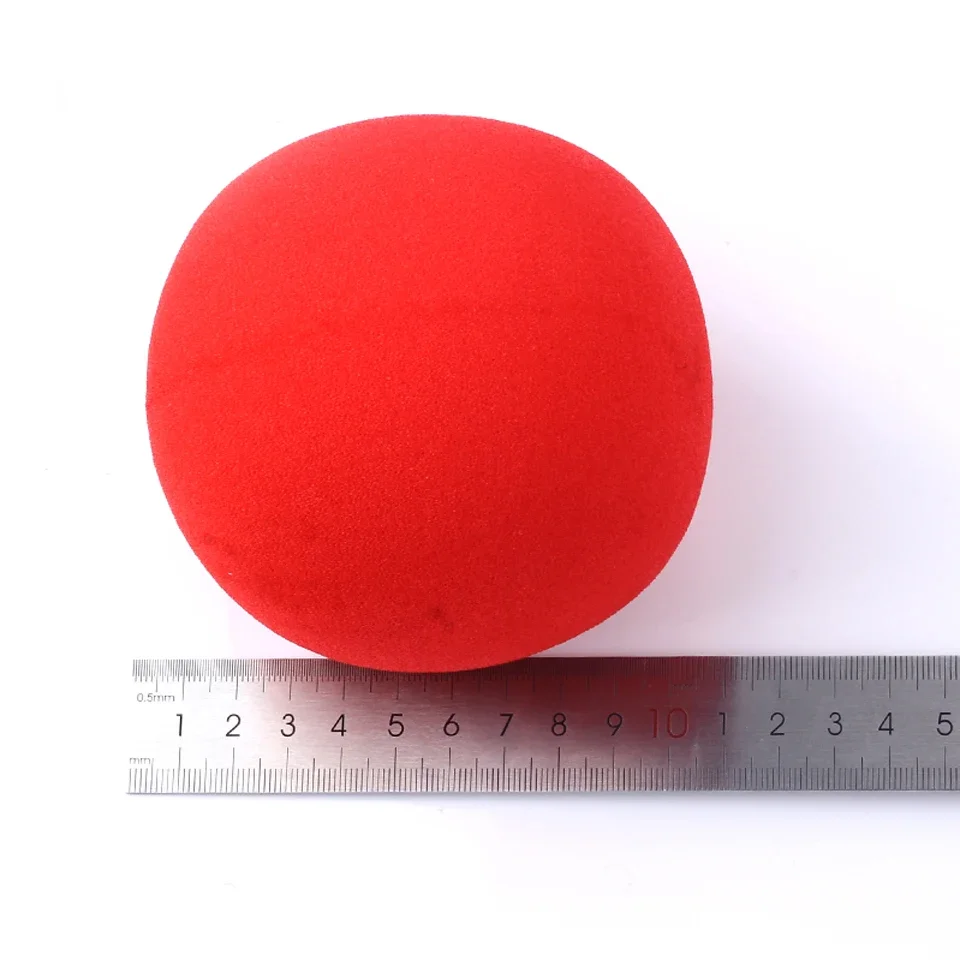 1pc 10cm Red Sponge Ball for Stage Magic Trick Excellent Elasticity Soft Ball Street Close Up Magic Magicians Prop Accessory