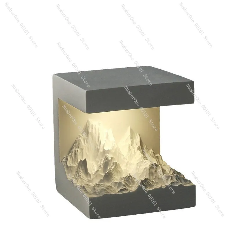 Golden Mountain Aroma Stone LED Night Lamp Luxury Fragrance Ornament Birthday Gift For Girls Women