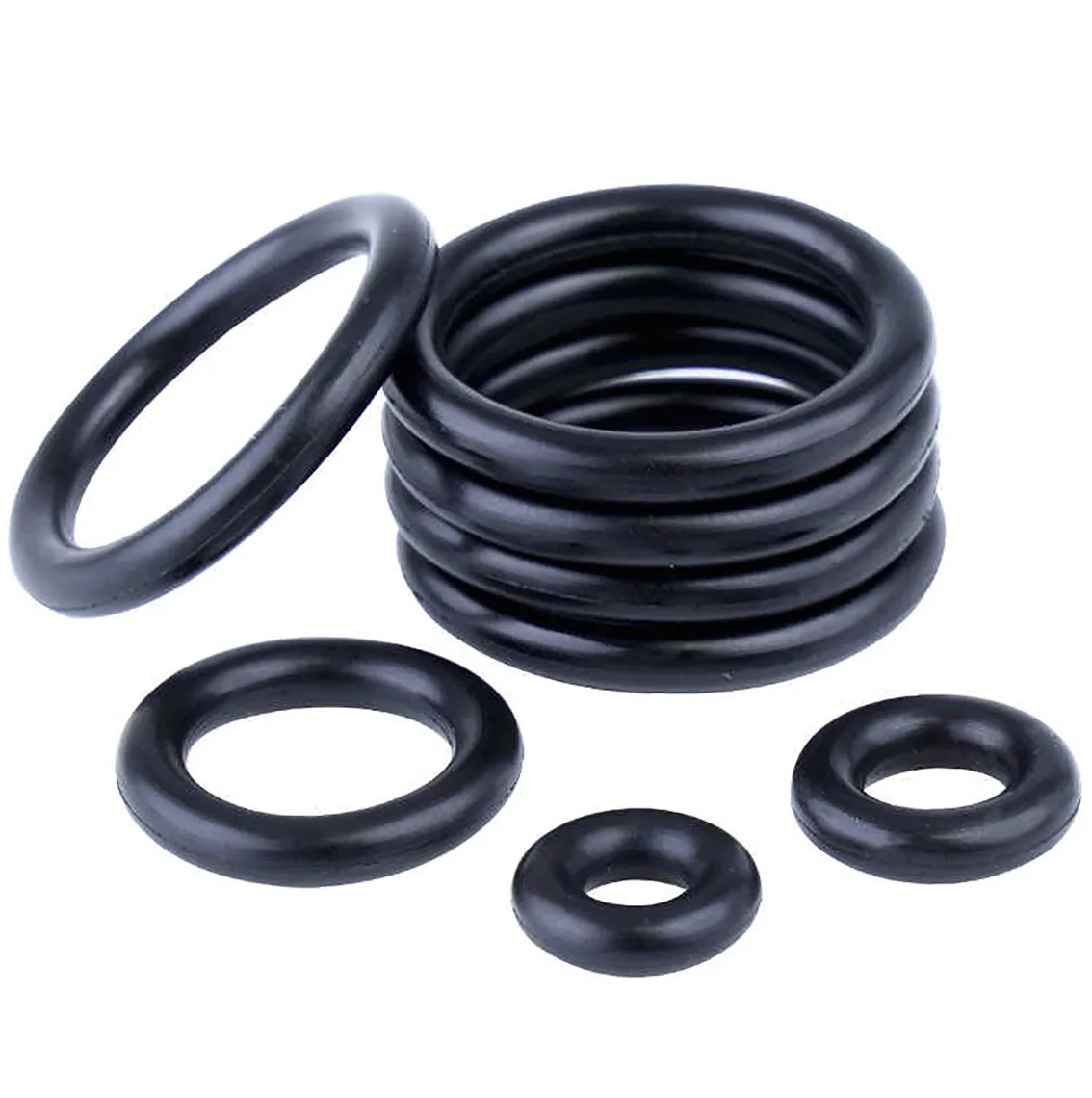 CS 4mm Wire Diameter Black O Ring NBR Rubber O Rings Gaskets OD 12-98mm O-Ring Oil Seals Washer