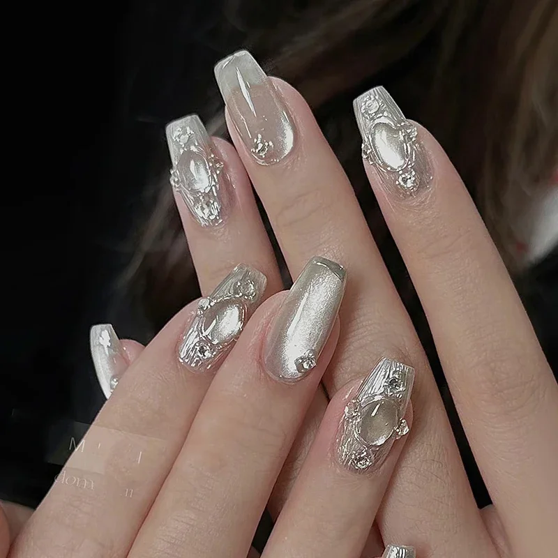 1 Bottle Magnetic Glitter For Nails Universal Porcelain White Cat Eye Powder Can Use With All UV LED Gel DIY Manicure Art Decora