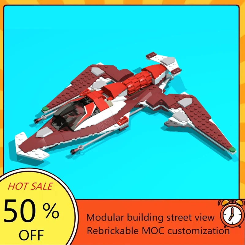 

Набор из 265 деталей: Популярная модель космического корабля из фильма «Звездные войны», конструктор MOC, модульные технологичные блоки, подарок на праздник, игрушка для сборки, детский набор