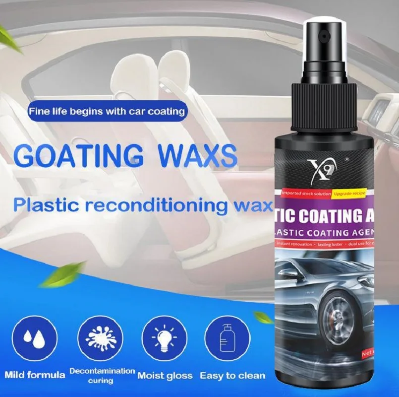 Car Plastic Restorer Back To Black Gloss Car Cleaning Products Plastic Leather Restore Auto Polish And Repair Coating Renovator