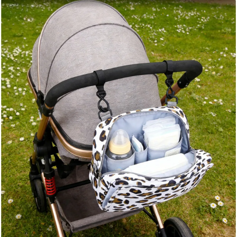 

Новая водонепроницаемая сумка для подгузников 2026 года с крючками, наплечным ремнем и маленьким кармашком, многофункциональный органайзер для детской коляски для мам