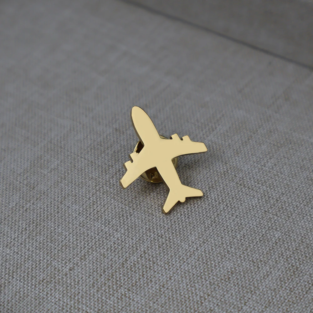 Exquisite Personalized Customized Airplane Brooch for Men's Suit Commemorative Wedding Groom, Wedding Brooch for Best Man Gift