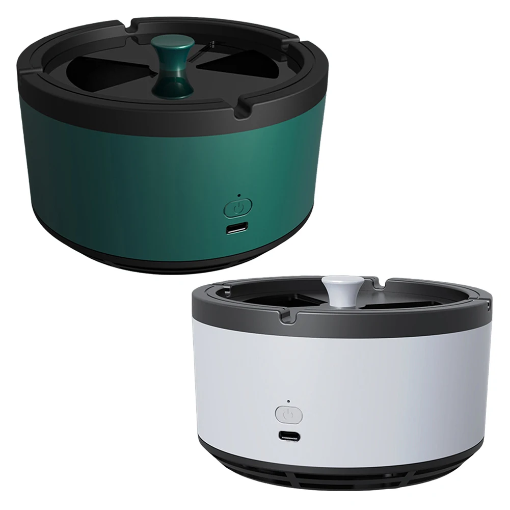 Ashtray Air Purifier Smoke Removal Air Purification Ashtray Smokeless Ashtray for Intelligent Removing Secondhand Smoke Indoor