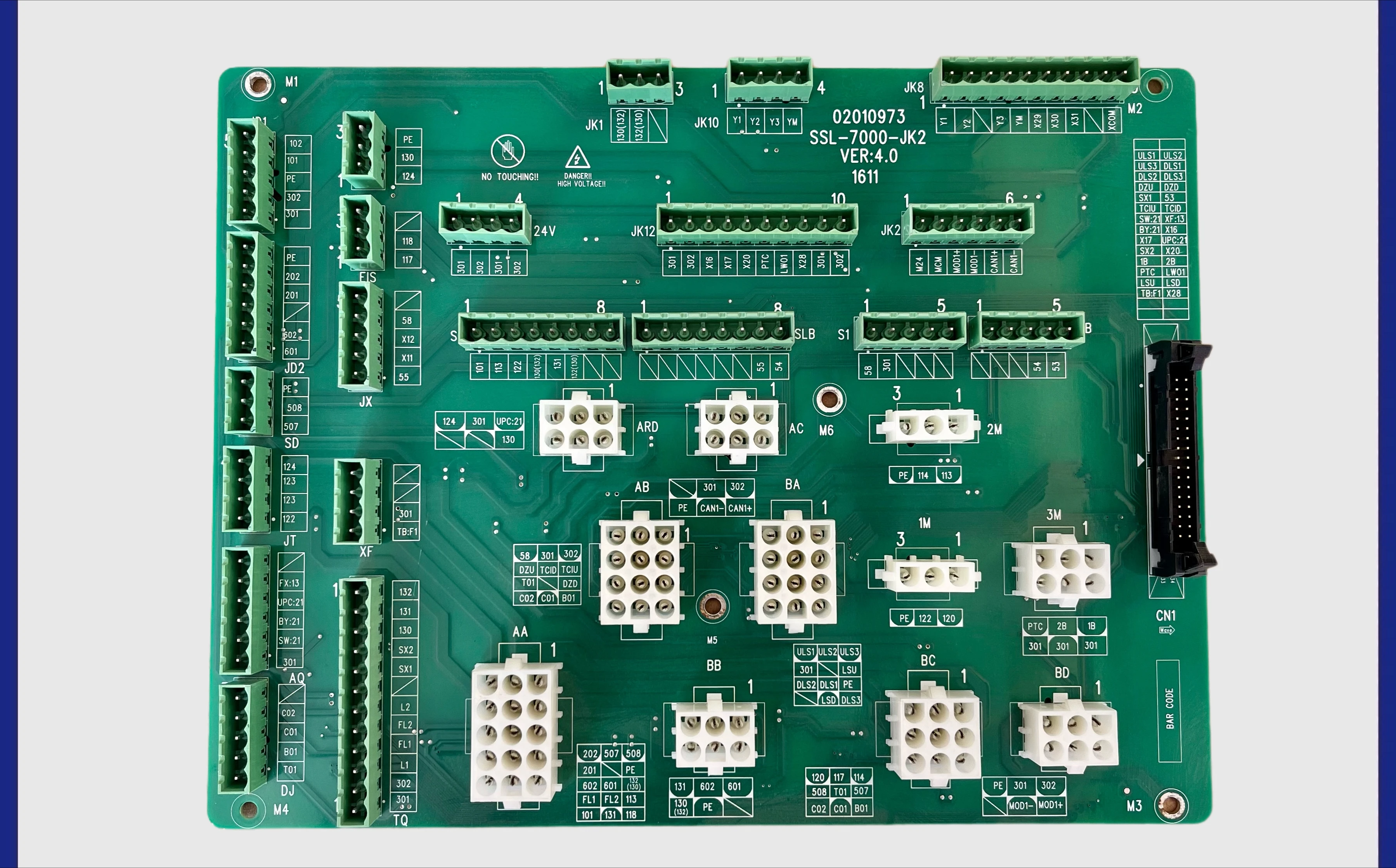 Shenlong elevator accessories/Shenlong control cabinet wiring board SSL-7000-JK2/02010973 spot physical