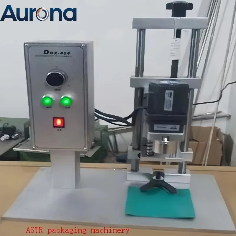 【Industrial】Bottles Automatic Electric Desktop Capper Beverage / Liquor Bottle Locking Machine Capping Machine Packaging Equipme